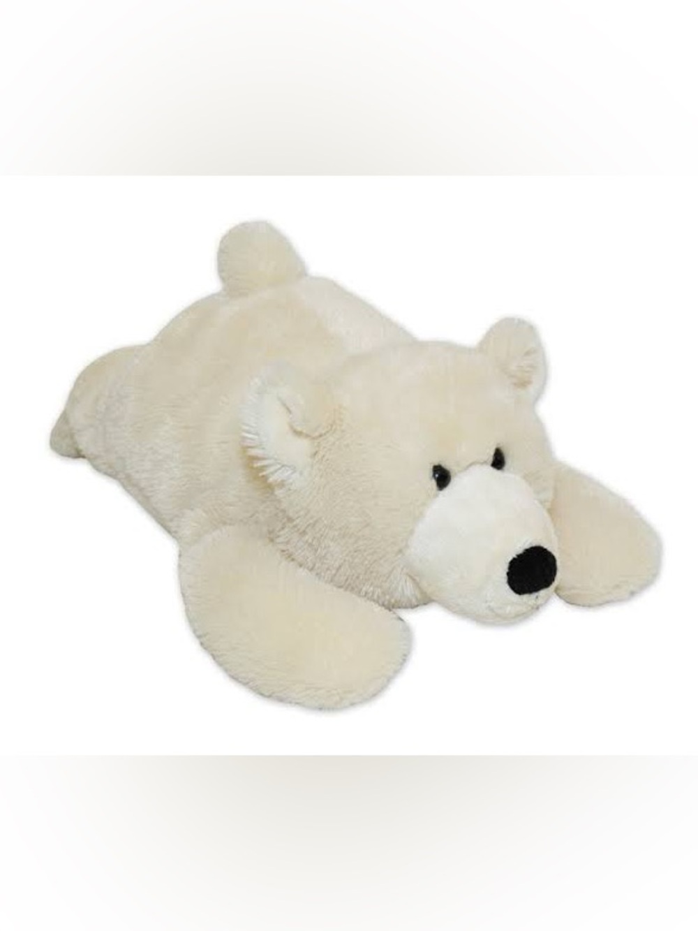 Warm Buddy Large Polar Bear Microwavable Plush Heat Therapy Stuffed Animal 19”